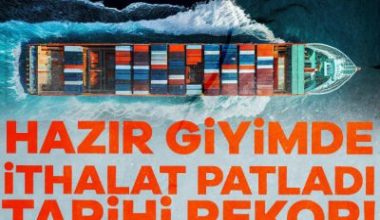 Geçmiş yıllarda 2,5 milyar dolar seviyelerinde seyreden hazır giyim ithalatı