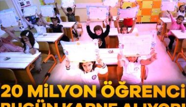 Okullarda yarıyıl tatili için karne ziline geri sayım başladı. Okul