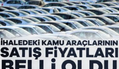 İhtiyaç fazlası kamu araçlarının satışında merak edilen ayrıntılar netleşiyor. Tasarruf