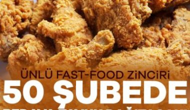 Fast-food zinciri Popeyes, İngiltere'deki 50 şubesinde bugün tam 20.000 ücretsiz