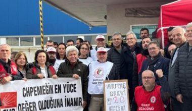 Balıkesir'in Bandırma ilçesinde, Türkiye Metal Sanayicileri Sendikası'nın (MESS) yüzde 40