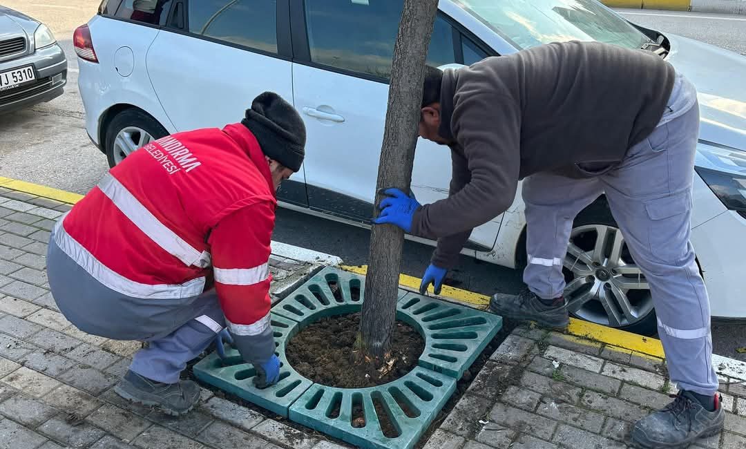 Bandırma Belediyesi’nden çevre dostu kaldırım düzenlemeleri Balıkesir’in Bandırma ilçesinde, yayaların daha güvenli ve rahat bir şekilde