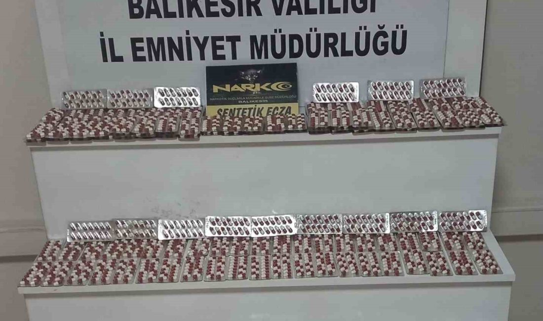 Balıkesir İl Emniyet Müdürlüğü Narkotik birimleri, uyuşturucu operasyonunda 2 bin