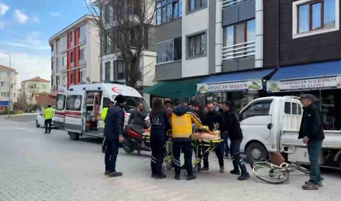 Gönen’de motosiklet ve bisiklet çarpıştı: 1 yaralı Balıkesir’in Gönen ilçesi Kurtuluş Mahallesi, Işık Caddesi üzerinde motosiklet ve
