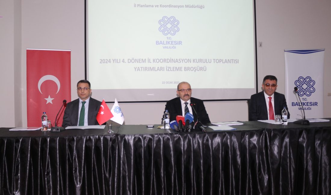 Balıkesir’in yatırımları değerlendirildi Balıkesir'e 2024 yılında yapılan ve 2025'de yapılacak yatırımların ele alındığı