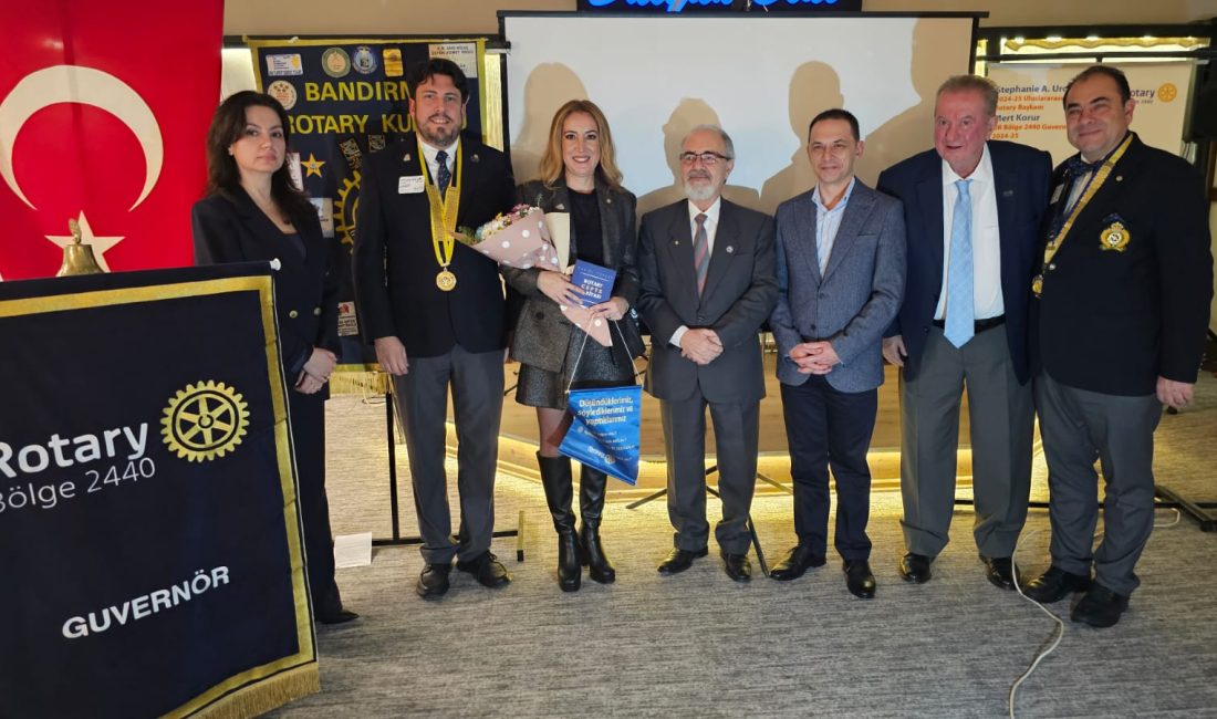 Bandırma Rotary’de üye sayısı artıyor Bandırma Rotary Kulübü, düzenlediği özel bir etkinlikle hem yeni üye