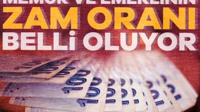 Memur ve emekli maaşlarında zam oranını belirleyecek olan enflasyon rakamları