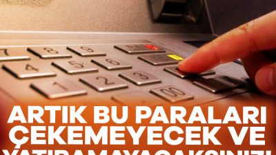 Yeni yıl itibarıyla günlük para çekme limiti yükselince ATM'ler para