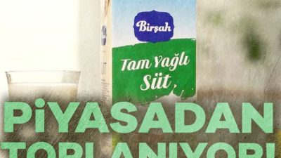 Tarım ve Orman Bakanlığı'nın denetimlerinde, Birşah markalı sütlerin içinde su