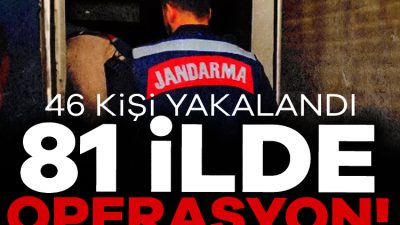 81 ilde Sahte Alkol İmalatçılarına yönelik son 1 haftada Jandarma
