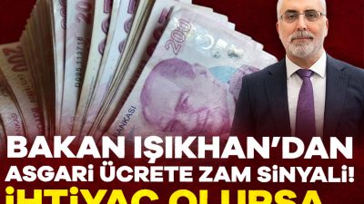 Katıldığı bir televizyon programında konuşan Çalışma ve Sosyal Güvenlik Bakanı