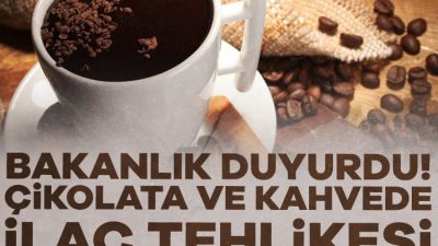 Tarım ve Orman Bakanlığı, çikolata, kahve gibi ürünlerde ilaç hammaddesi