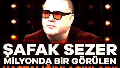 Ünlü oyuncu Şafak Sezer 'Milyonda bir oluyor' diyerek canlı yayında