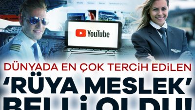 Yapılan bir araştırma, dünyada en çok tercih edilen 'rüya meslekleri'