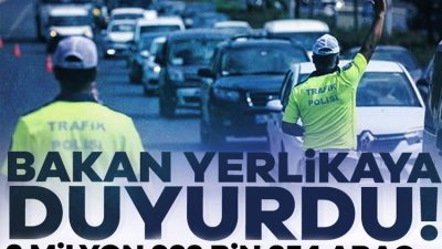 İçişleri Bakanı Ali Yerlikaya, 9-16 Ocak tarihleri arasında 2 milyon
