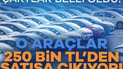 Tasarruf ve verimlilik tedbirleri kapsamında kamu araçları satışa çıktı. Özelleştirme