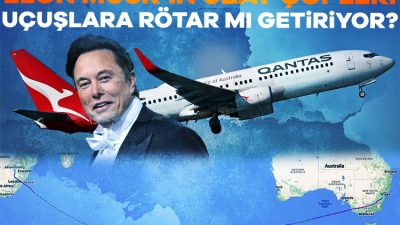 Qantas havayolu şirketi, roketlerin ne zaman ve nereye düşeceğinin genellikle