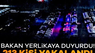 İçişleri Bakanı Ali Yerlikaya, İstanbul'da uyuşturucu madde ticareti yapan şahıslara