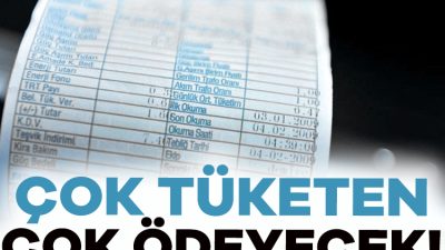Elektrik ve doğalgaz faturalarında yeni dönem başlıyor. Yüksek elektrik tüketenler