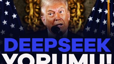 Trump, DeepSeek'i Amerikan şirketleri için bir "uyandırma çağrısı" olarak nitelendirdi.
