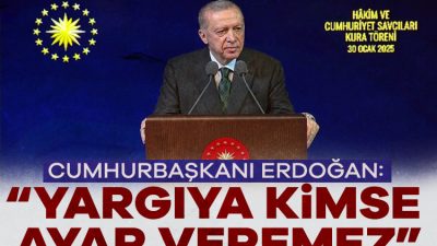 Cumhurbaşkanı Erdoğan, Adli Yargı Hakim ve Cumhuriyet Savcıları ile İdari