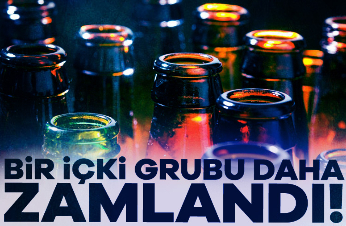Bir içki grubuna daha zam geldi. Yeni yılla beraber bir