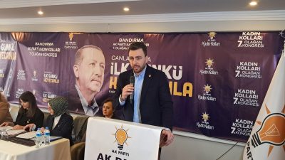 Ak Parti Bandırma Kadın Kolları 7. Olağan Genel Kurulu’na katılan