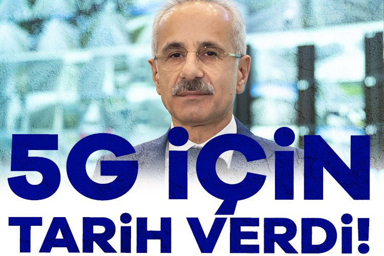 Bakan Uraloğlu’ndan 5G açıklaması: 2026’da ilk sinyali alacağız Ulaştırma ve Altyapı Bakanı Abdulkadir Uraloğlu, Türkiye'de şu anda 34