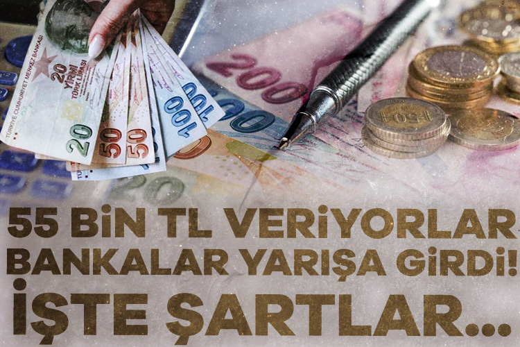 Faizsiz kredi! 55 bin TL veriyorlar, bankalar yarışa girdi! İşte sıfır faizli kredi şartları.. Hani banka ne kadar faizsiz kredi, sıfır faizli kredi veriyor?