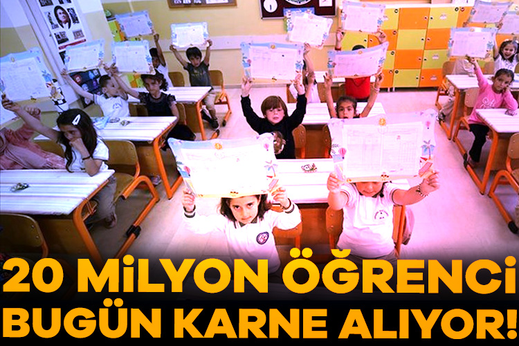 Okullarda yarıyıl tatili için karne ziline geri sayım başladı. Okul