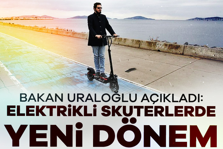 Bakan Uraloğlu açıkladı: Elektrikli skuterlere yerlilik şartı geliyor Ulaştırma ve Altyapı Bakanı Abdulkadir Uraloğlu, paylaşımlı e-skuter yönetmeliğinde düzenleme