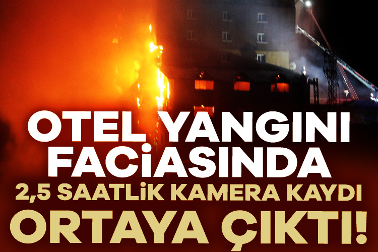 Kartalkaya’daki otel yangınının ilk 2,5 saatlik güvenlik kamerası kaydı ortaya çıktı 78 kişinin yaşamını yitirdiği Grand Kartal Otel'in dışından görüntülerin bulunduğu