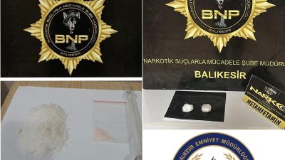 Balıkesir İl Emniyet Müdürlüğü Narkotik Suçlarla Mücadele ekipleri tarafından Susurluk