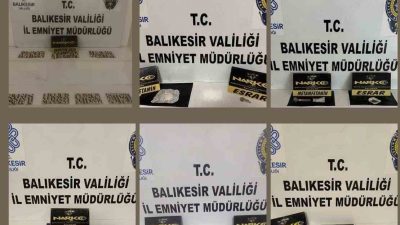 Balıkesir’de polis ekipleri il merkezinde gerçekleştirdikleri uyuşturucu operasyonunda 11 kişi