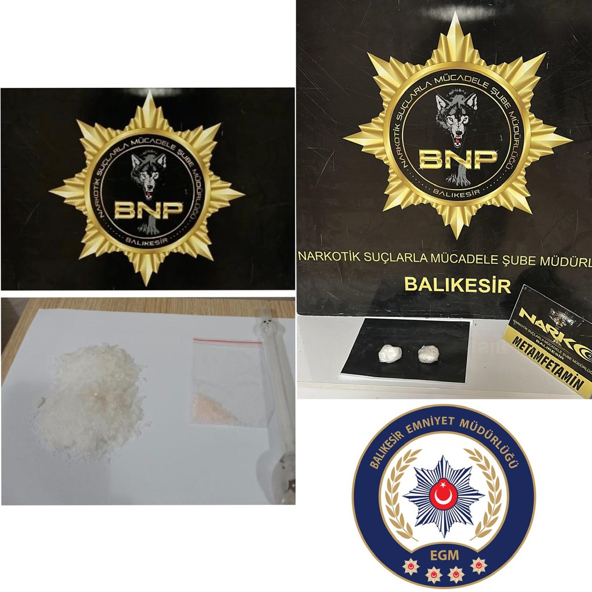 Balıkesir İl Emniyet Müdürlüğü Narkotik Suçlarla Mücadele ekipleri tarafından Susurluk