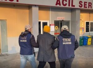 Balıkesir’de düzenlenen operasyonla Suriye ve Irak’ta faaliyette bulunduğu tespit edilen