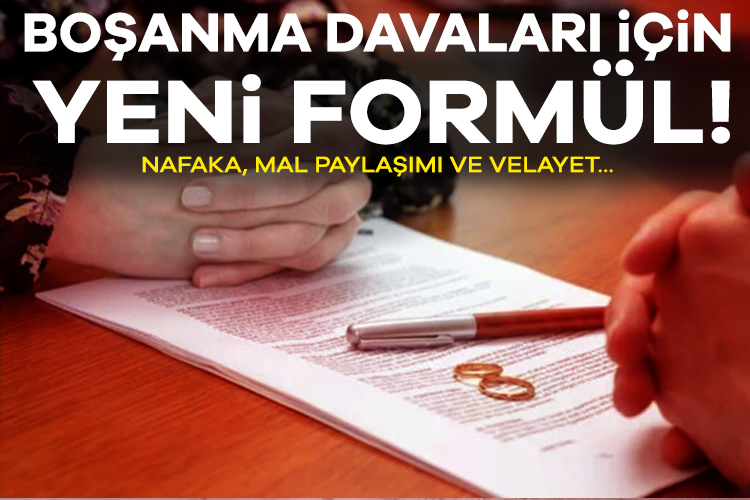 Boşanma davalarının hızlı sonuçlanması için yeni bir çalışma gündemde. AK