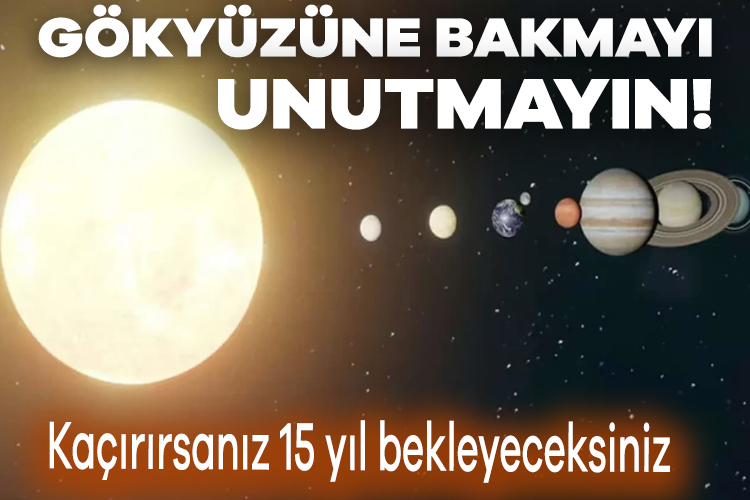 Bu hafta, yedi gezegen aynı hizaya gelerek gökyüzünde muhteşem bir