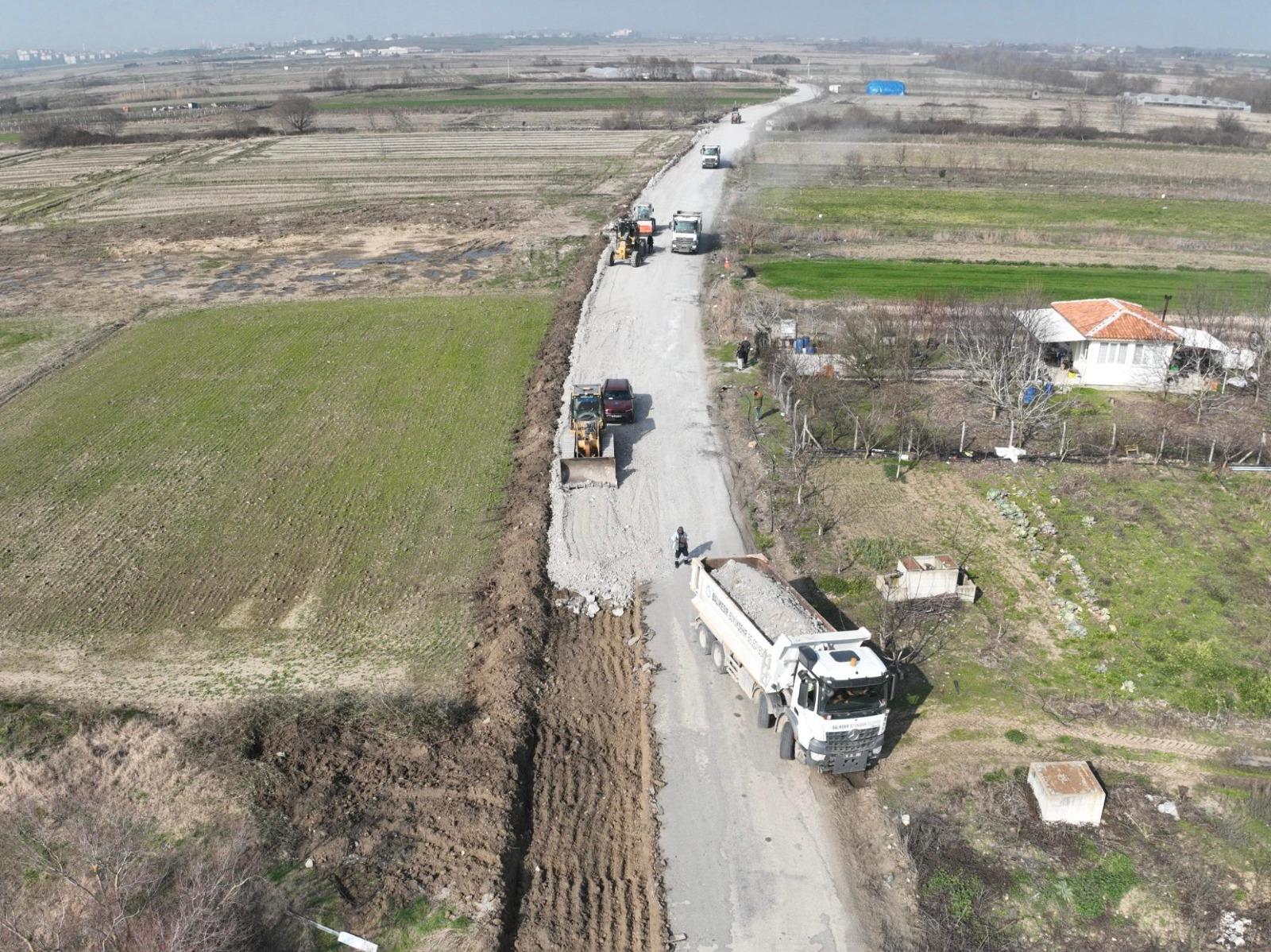 Balıkesir Büyükşehir Belediyesi, Gönen ilçesinin yıllardır çözülemeyen yol sorununa neşter