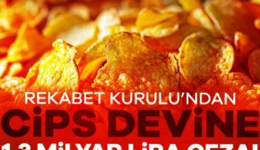 Rekabet Kurulu'nca, Türkiye'de Doritos, Raffles, Lay's, Cheetos ve Çerezza markalarıyla