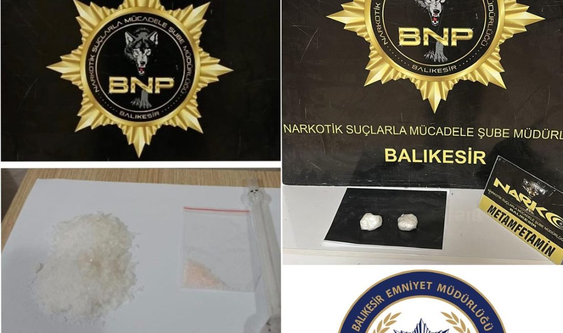 Balıkesir’de Uyuşturucu Operasyonu: 4 Şüpheli Hakkında İşlem Başlatıldı Balıkesir İl Emniyet Müdürlüğü Narkotik Suçlarla Mücadele ekipleri tarafından Susurluk