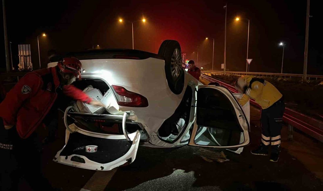 Balıkesir’de otobanda çift taraflı trafik kazası: 1 yaralı Balıkesir-İzmir otobanında meydana gelen trafik kazasında hızla arkadan gelen otomobil