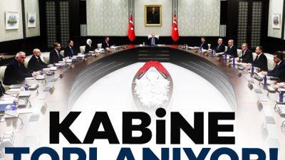 Cumhurbaşkanlığı Kabinesi Cumhurbaşkanı Recep Tayyip Erdoğan başkanlığında bugün toplanacak. Toplantının