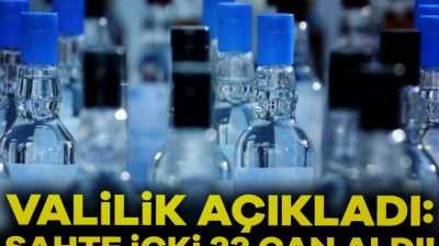 Ankara Valisi Şahin sahte içkiden 33 kişinin hayatını kaybettiğini ve