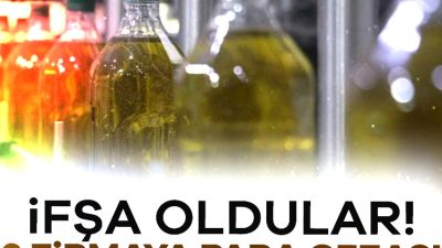 İzmir'in Kemalpaşa ilçesinde, sahte zeytinyağı sattığı belirlenen 3 firmaya toplam