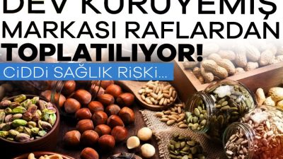 Almanya'da Can Besler markasına ait kuruyemiş karışımı glutensiz ibaresiyle paketlenmesine