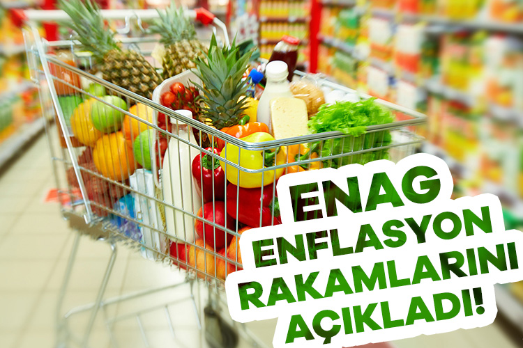 ENAG Tüketici Fiyat Endeksi (E-TÜFE) Ocak ayında %8,22 arttı. E-TÜFE'nin