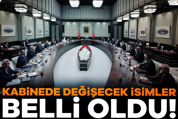 Kabinede değişecek isimler belli oldu! Hangi bakanlar çizik yedi? Bakanlar Kurulu'nda değişim rüzgarları esmeye başladı, siyaset kulisleri hareketlendi. Cumhurbaşkanı