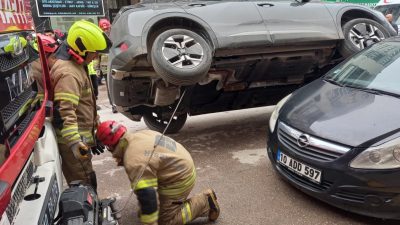 Balıkesir’in Bandırma ilçesine bağlı Çınarlı Mahallesi Adalet Caddesi’nde meydana gelen