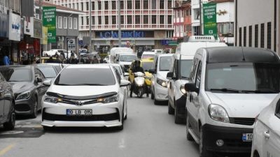 Balıkesir’de şubat ayında trafiğe kayıtlı araç sayısı 647 bin 154’e